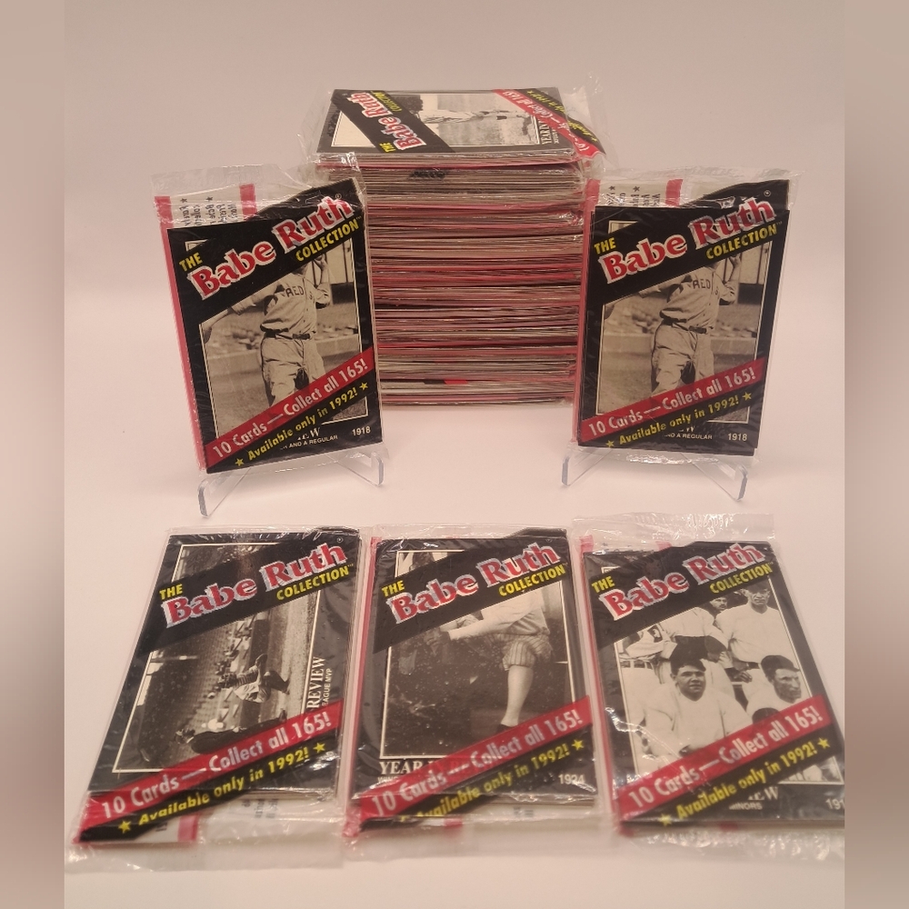 THE BABE RUTH COLLECTION SEALED PACK LOT